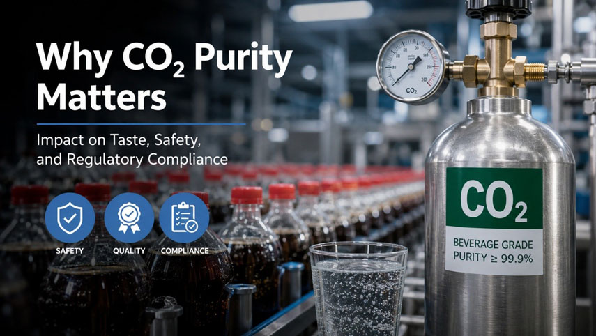 Why CO2 Purity Matters: Impact on Taste, Safety, and Regulatory Compliance