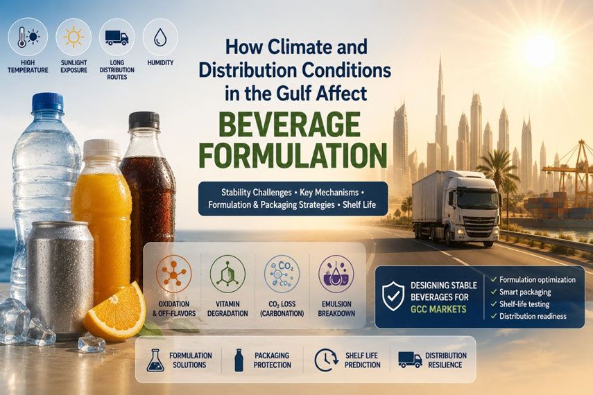 How Climate and Distribution Conditions in the Gulf Affect Beverage Formulation
