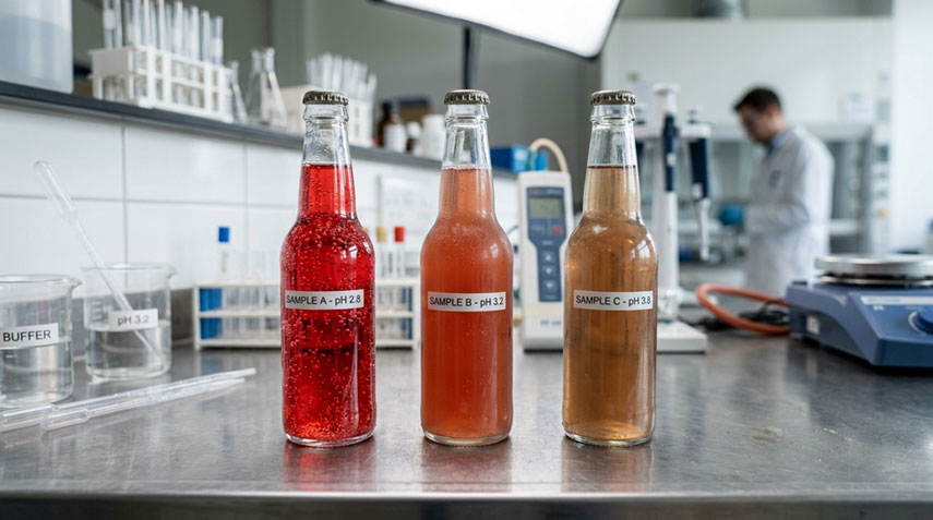 How pH Impacts Color Stability in Acidic Carbonated Beverages