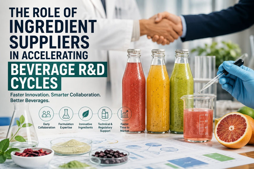 The Role of Ingredient Suppliers in Accelerating Beverage R&D Cycles
