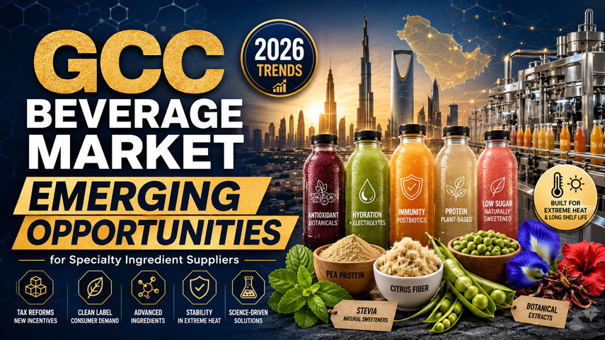 Emerging Opportunities for Specialty Ingredient Suppliers in the GCC Beverage Sector