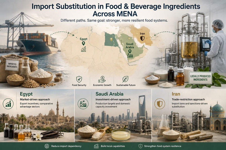 Import Substitution Trends in Food & Beverage Ingredients Across MENA